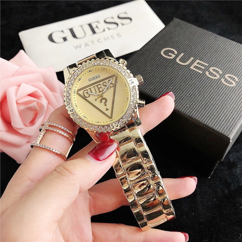 [TERMURAH]jam tangan G Gu3ss fashion wanita stainless