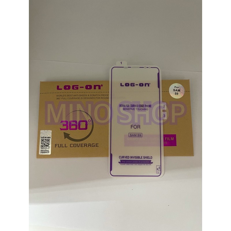 ANTISHOCK SAMSUNG S9 SCREEN PROTECTOR LOG ON - ANTIGORES JELLY