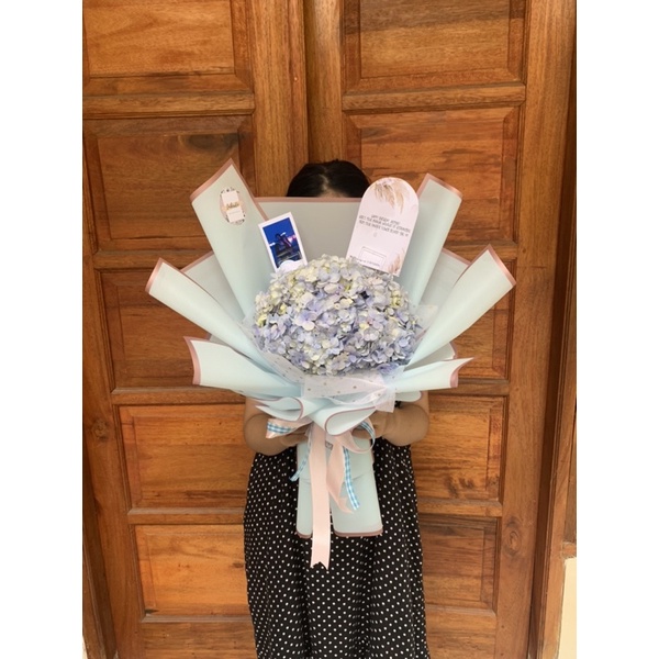 HYDRANGEA BOUQUET - MEDIUM (FRESH/ASLI)