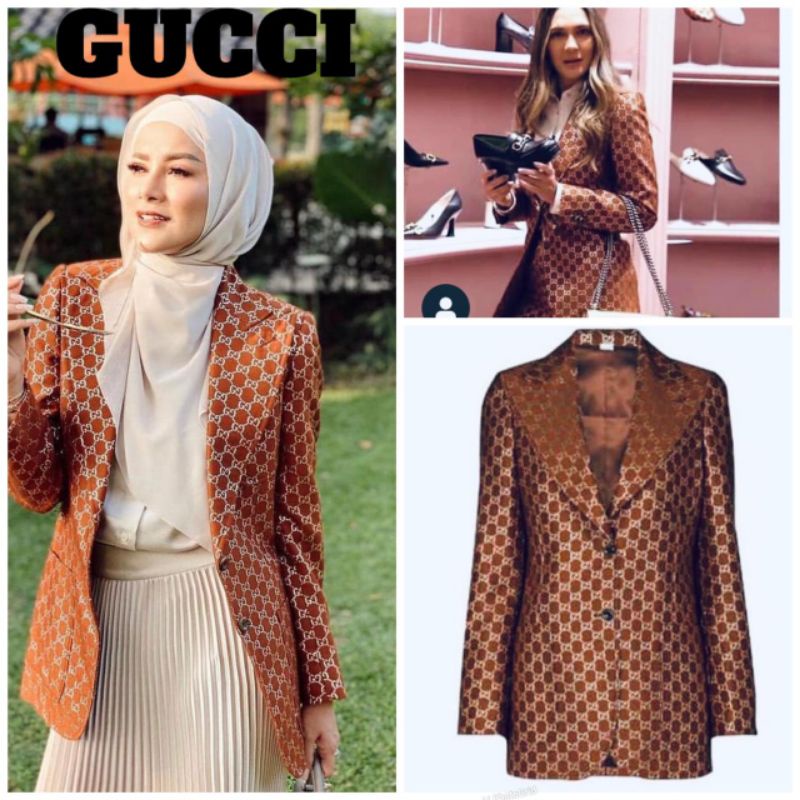BLAZER GUCCI PREMIUM - BLAZER IMPORT - OUTERWEAR IMPORT - BLAZER - GUCCI - BLAZER WANITA