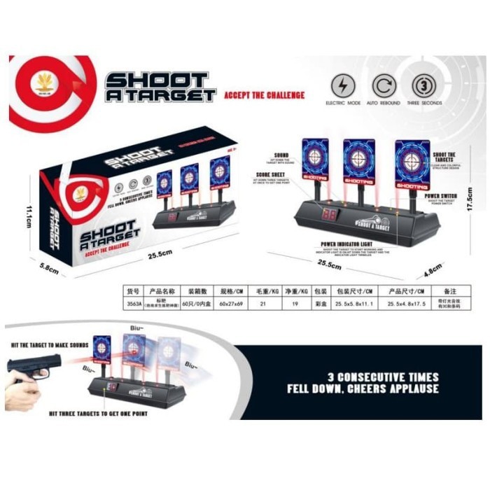 Papan Target Otomatis  /Sasaran Tembak