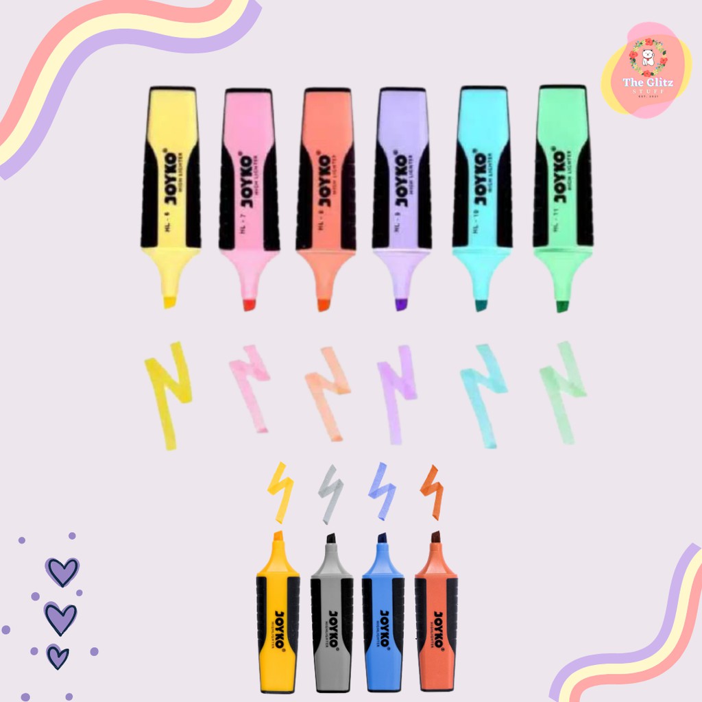 

Joyko Pastel Highlighter/Stabilo warna Pastel
