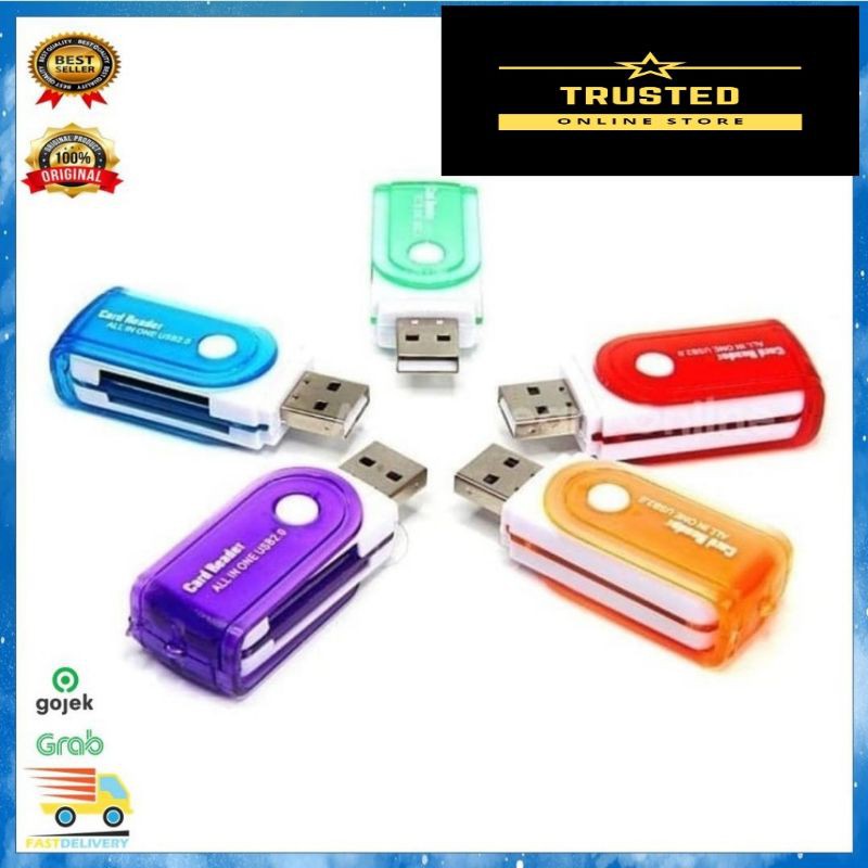 CardReader 4slot 4 slot memory usb port plug and play data all in one