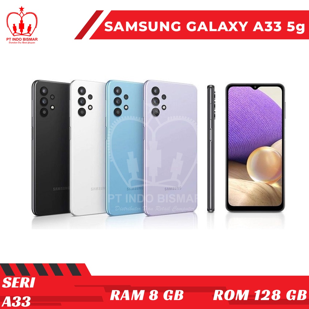 SAMSUNG GALAXY A33 5G 8GB - 128GB SMARTPHONE ANDROID OS