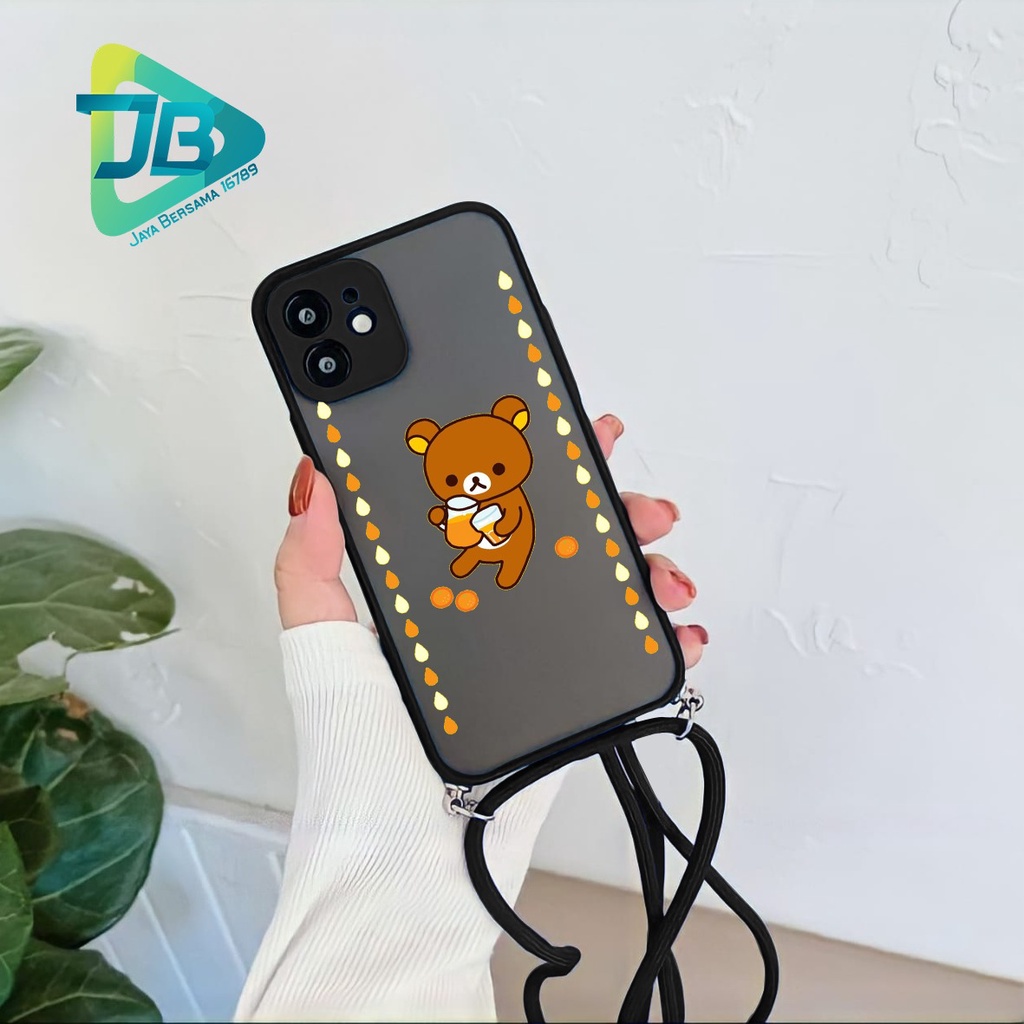 SOFTCASE SLINGCASE DOVE RILAKUMA OPPO VIVO SAMSUNG XIAOMI REALME IPHONE ALL TYPE JB5065