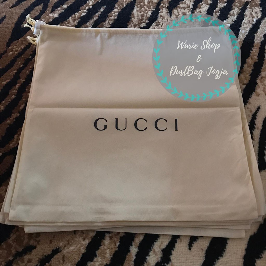 GUCCI DustBag Pengganti Sarung Tas Pelindung Debu Serut Dust Bag DB Branded