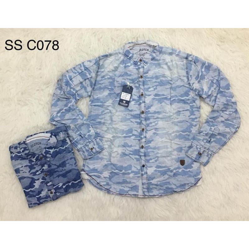 Kemeja Panjang Scotch & Soda Premium Quality