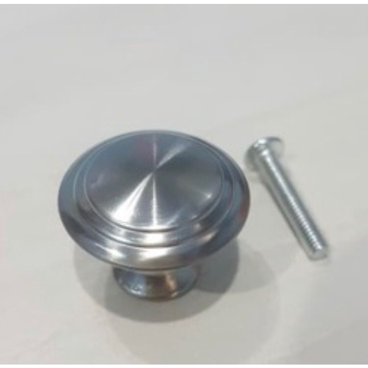 KNOB LACI Tarikan Laci Bulat Stainless Steel + Plastik Tarikan Handle Knop Laci Lemari - IGM IT-012