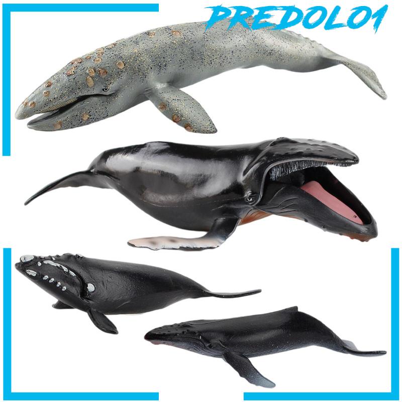 [PREDOLO1] Simulation Whale Model Toy Ornaments Crafts Teaching Aid for Girls Kids Boys