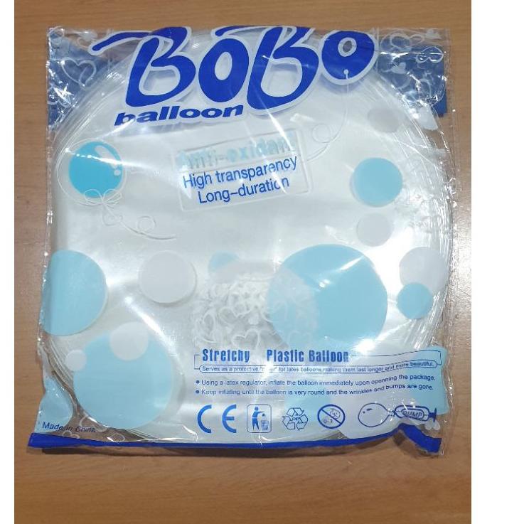 QCVU Balon bobo 20 inch balon pvc per pak isi 50 lembar / bobo biru [na -796]