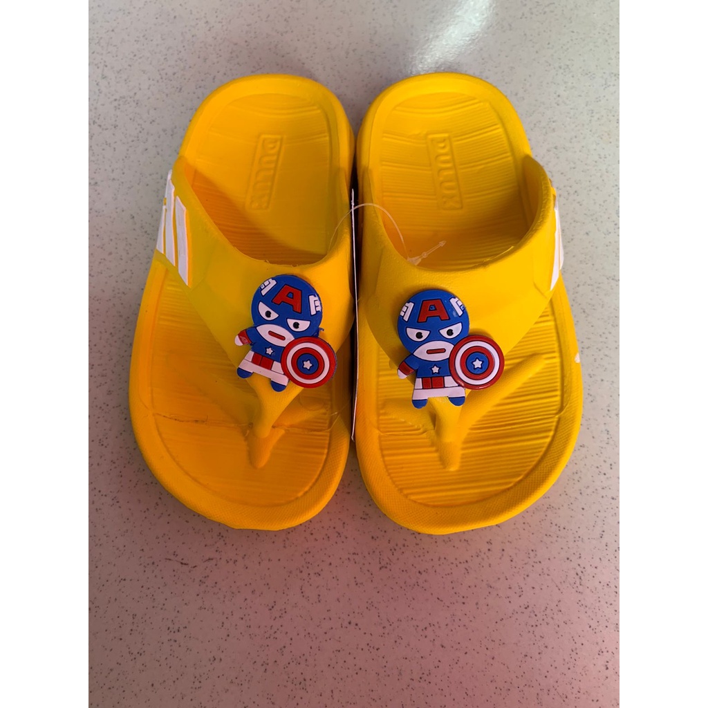 DX-352D Sandal Jepit Anak Laki Laki Cowok Karakter Captain America Merek Dulux Size 24-29