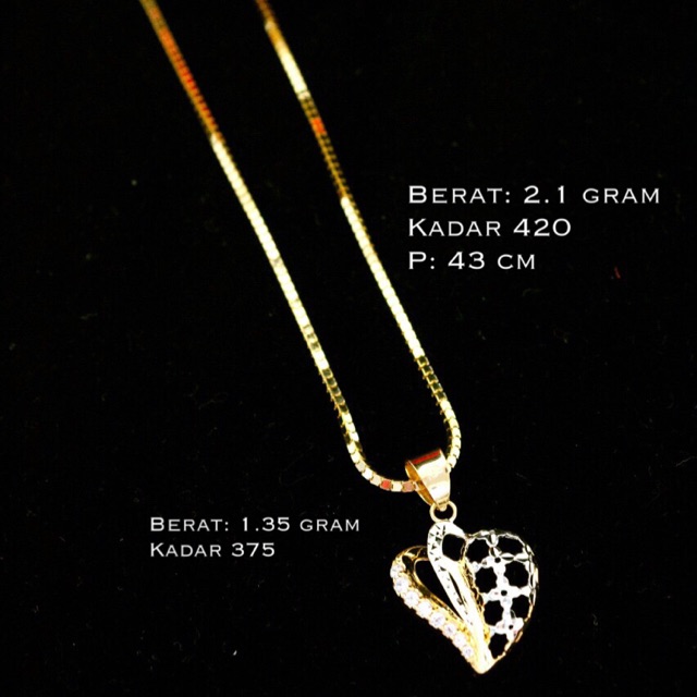 Kalung Fashion Kadar 182 Harga Online Murah