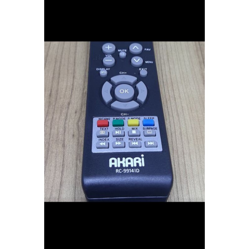 REMOTE REMOT TV AKARI LED LCD RC-9914lD ORIGINAL ASLI