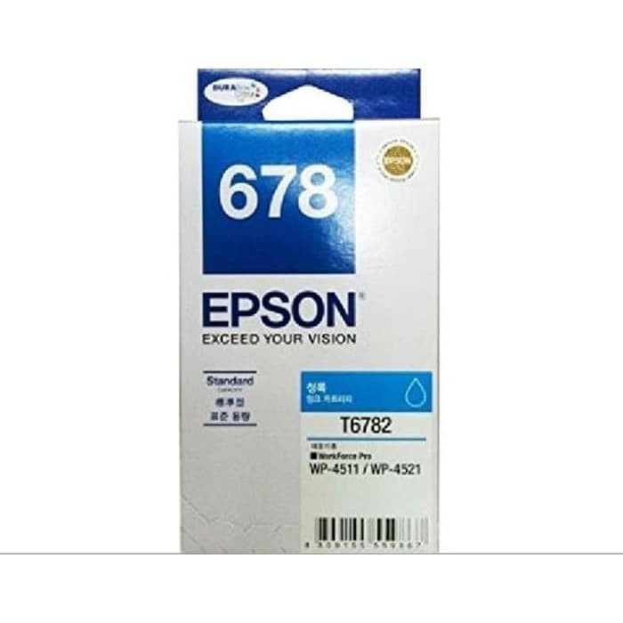 Tinta Epson Original T6782-C13T678290 cyan