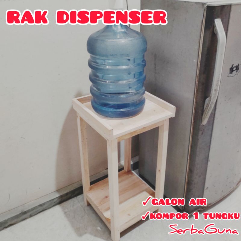 rak galon dispenser | rak kompor | rak kayu serbaguna