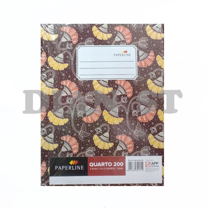 

Gaya Paperline Buku Hard Cover Kwarto / Quarto 200 Lembar - Pc Murah