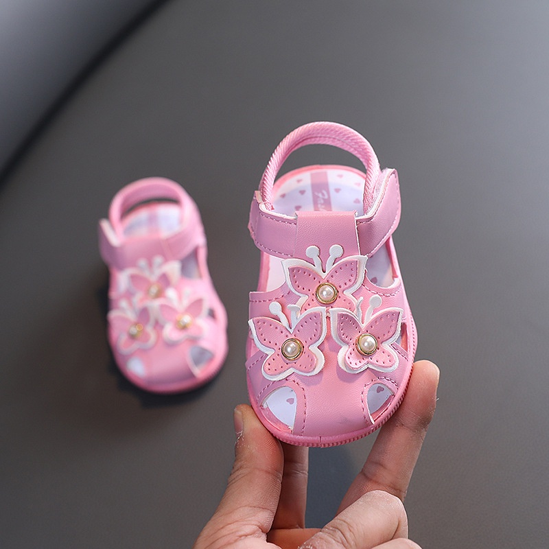 Juragan Junior [COD] Sandal Bayi YUNABI Bisa Bunyi Impor Size 16-21