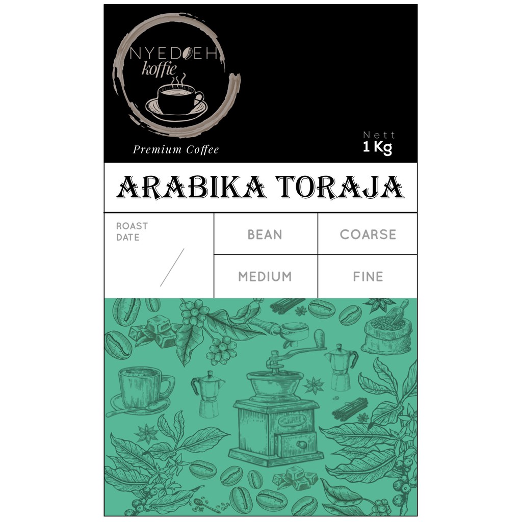 

KOPI ARABIKA TORAJA 1 KG KILO ARABICA