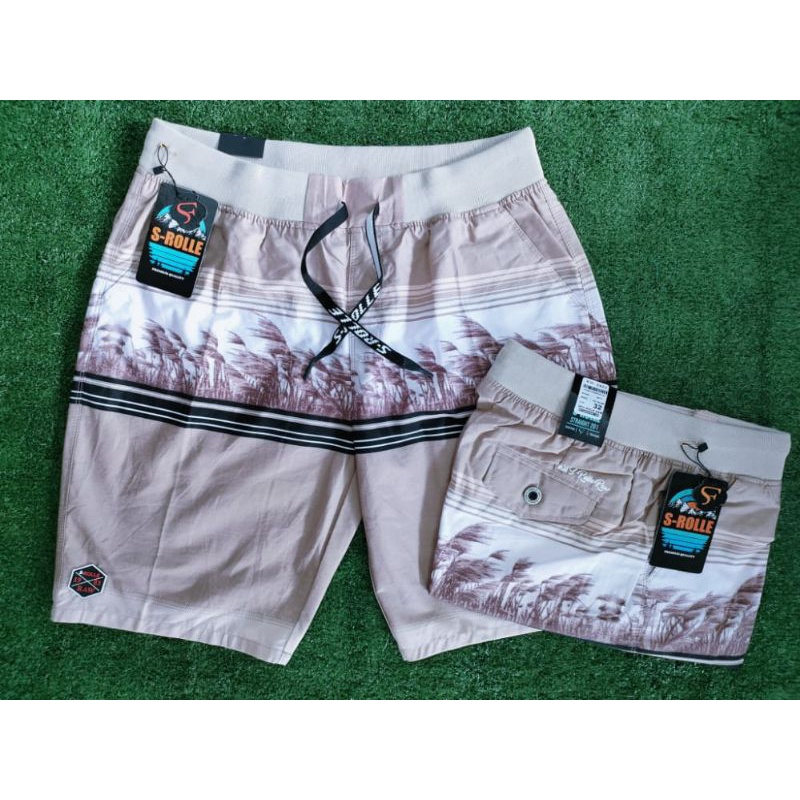 S-Rolle celana pendek rib printing//Distro