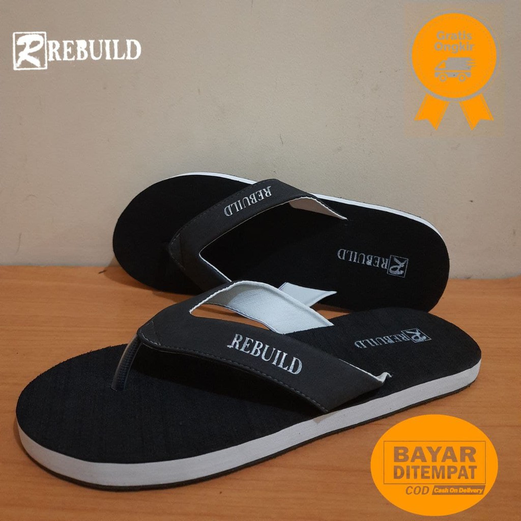 SENDAL LAKI LAKI REBUILD SPON SANDAL PRIA DEWASA TERBARU 2021