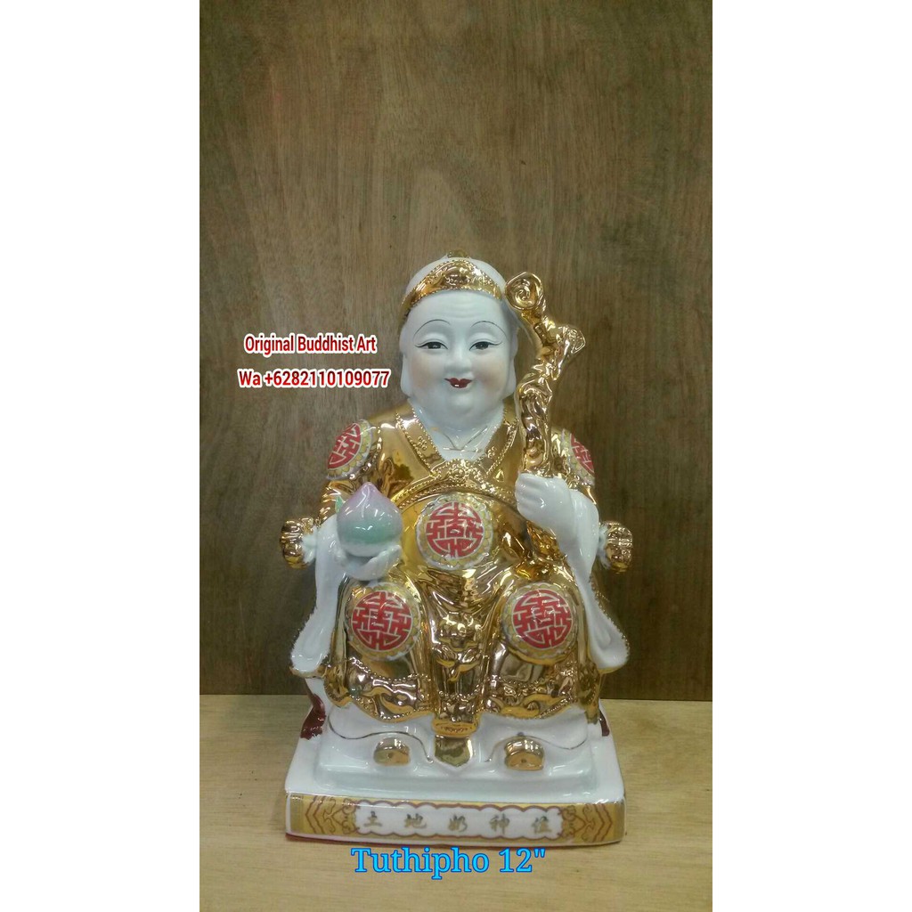 patung dewa bumi / patung dewa tanah tuthipho pho 12"