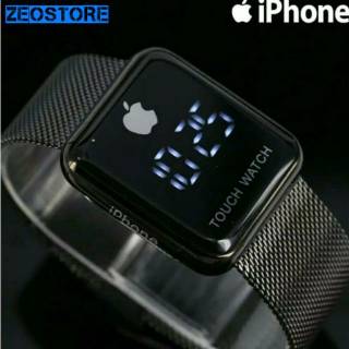 Original Jam Tangan Iphone Rantai Pasir Segi Led Apple Watch Ap012 Shopee Indonesia