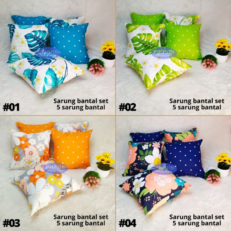 SARUNG BANTAL SOFA SET / DAUN SERIES