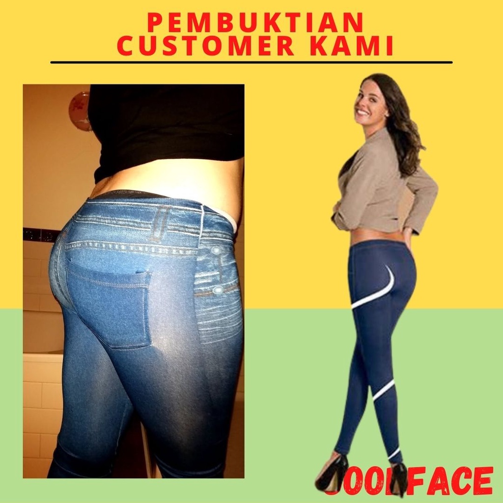 SLIM N FIT CARESSE JEANS - SLIMMING JEANS - LEGGING JEANS - Hitam