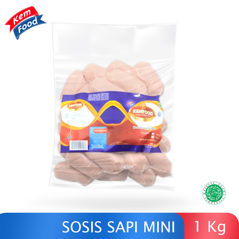 

Kemfood Beef Sausage Ball - Sosis Sapi Mini 1kg