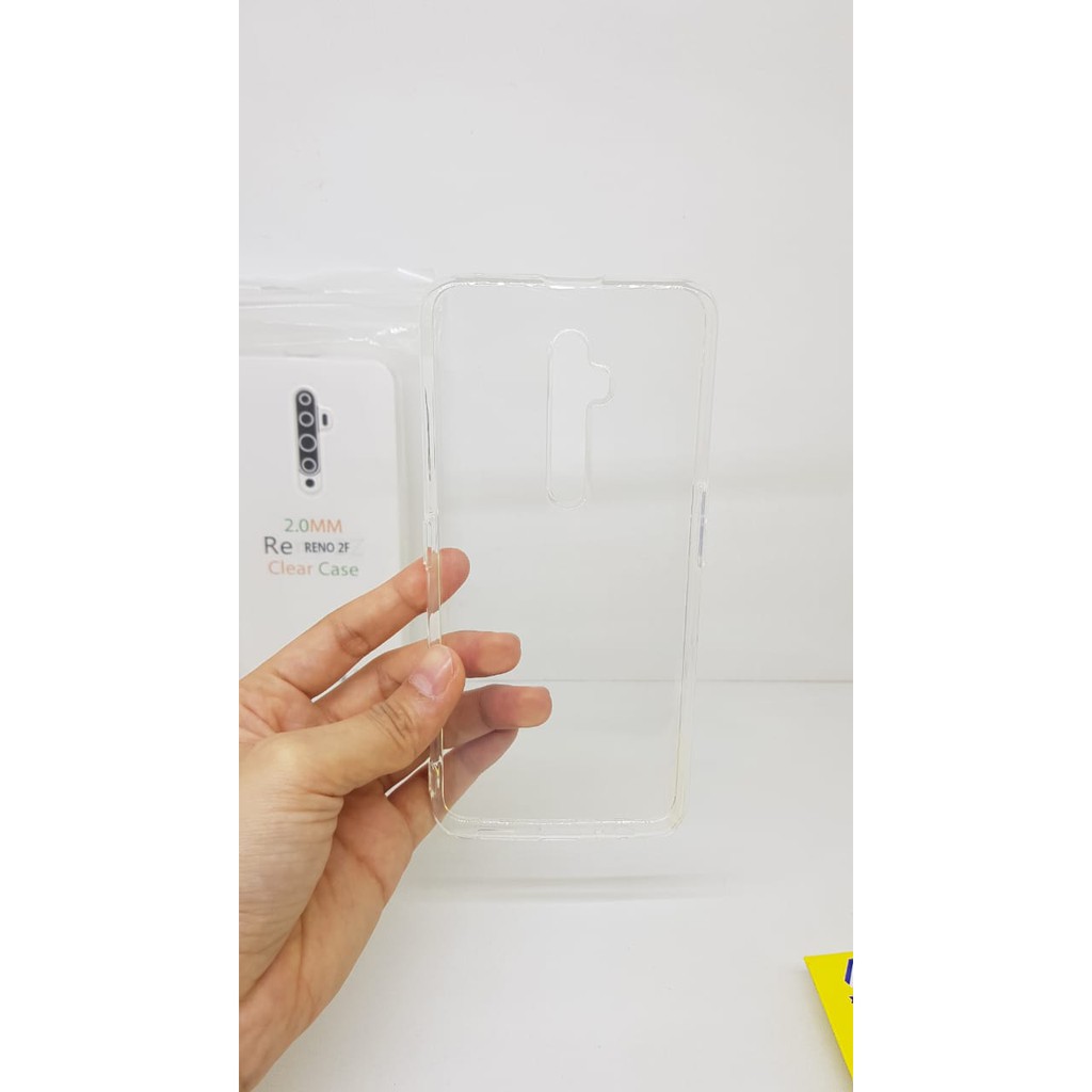 Soft Case OEM Transparan RENO 2F 6.5 Inchi Clear Ultra Thin RENO2 F TEBAL 2.0mm SUPER CLEAR