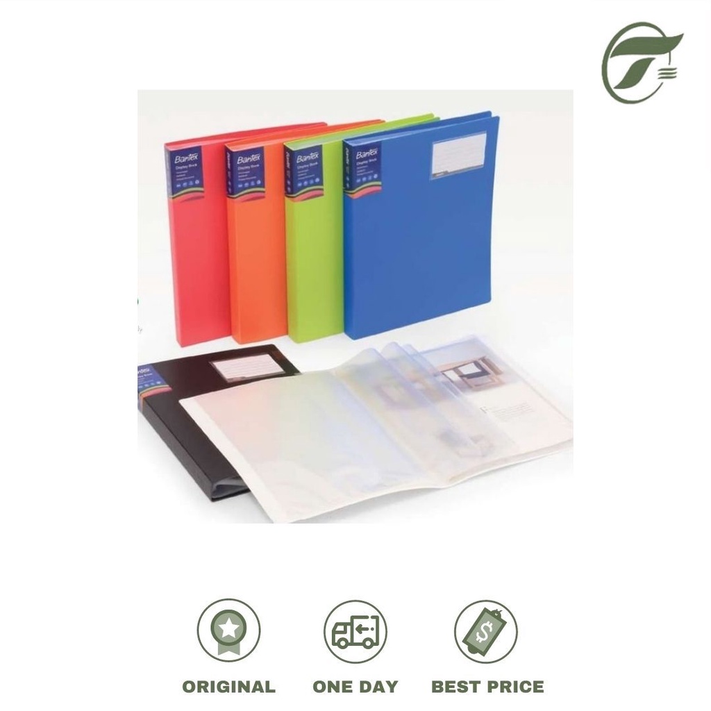

MAP FILE A4 10 POCKETS 3140 DISPLAY BOOK RED/BLACK/BLUEBANTEX