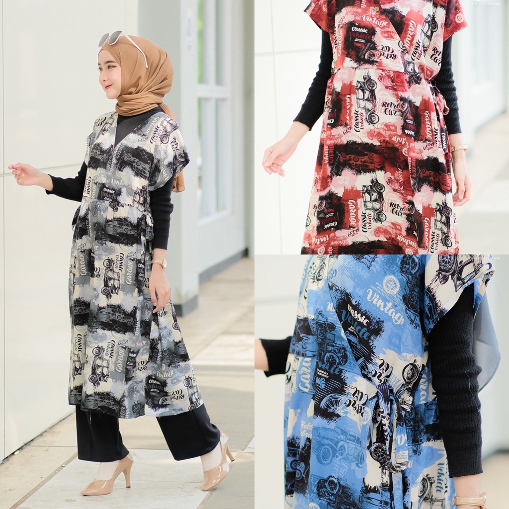 MIDI DRESS RAYON CLASSIC DAN EUROPE motif paris katun PREMIUM homedress nyaman adem GAMIS MIDI DASTER