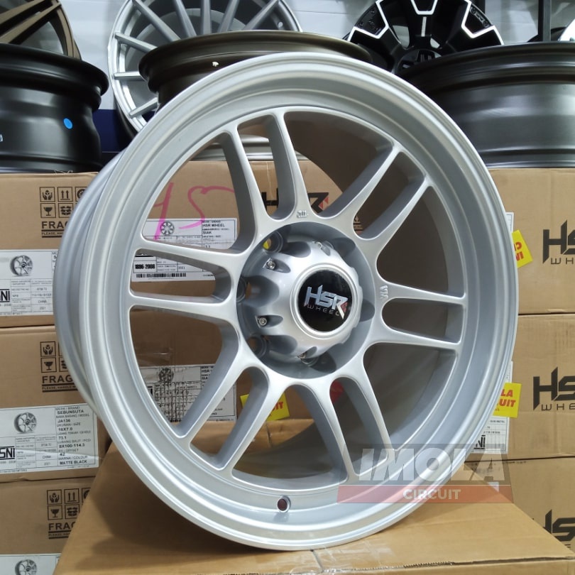 Velg mobil racing ring 18 HSR wheel KUMAMOTO R18 baut pcd 6x139,7 lebar 9,5 offset 20