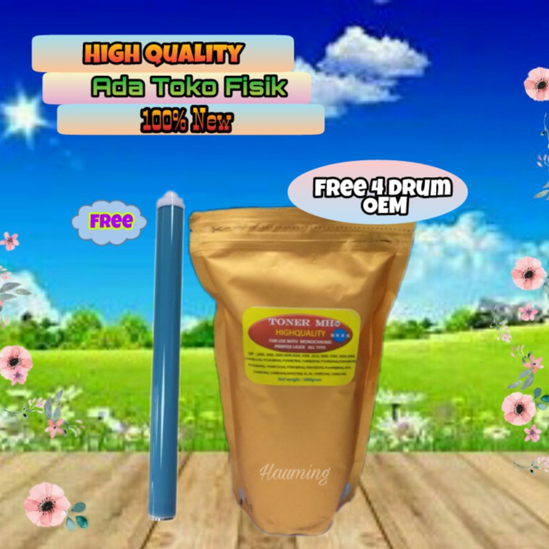 Serbuk Toner MHHQ Gold Free Drum OPC OEM 4pcs HP 12A Q2612A 1010 1015 1018 1020 1022 1022n 1022nw