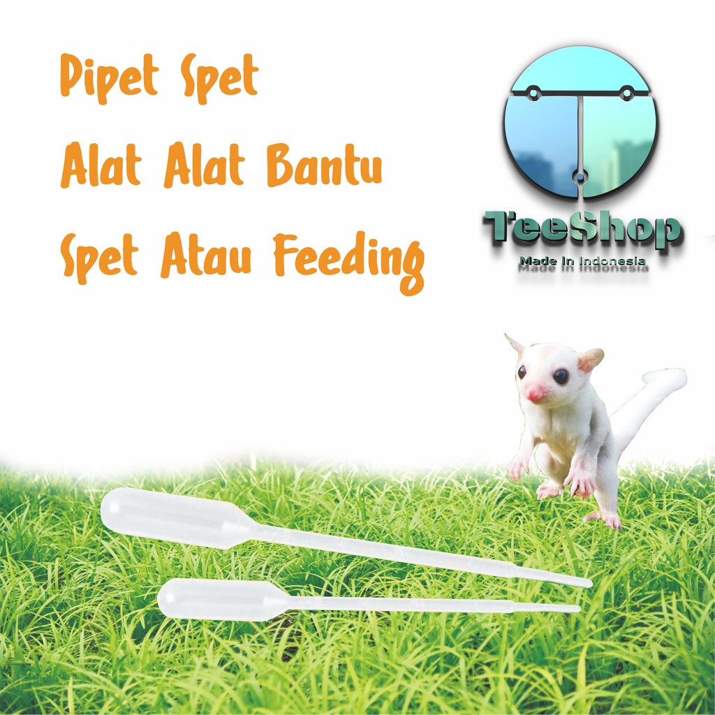 Pipet Spet Alat Spet 3ML Alat Bantu Spet Cairan / Obat Hewan Peliharaan Sugar Glider Kucing Hamster