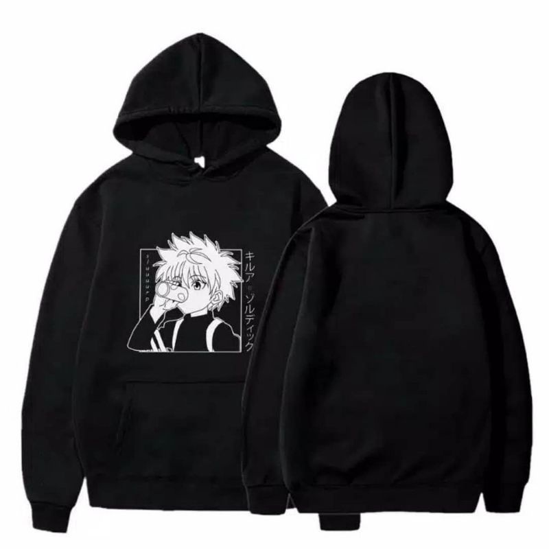 sweater anime killua siurruppp dewasa pria wanita real pick black