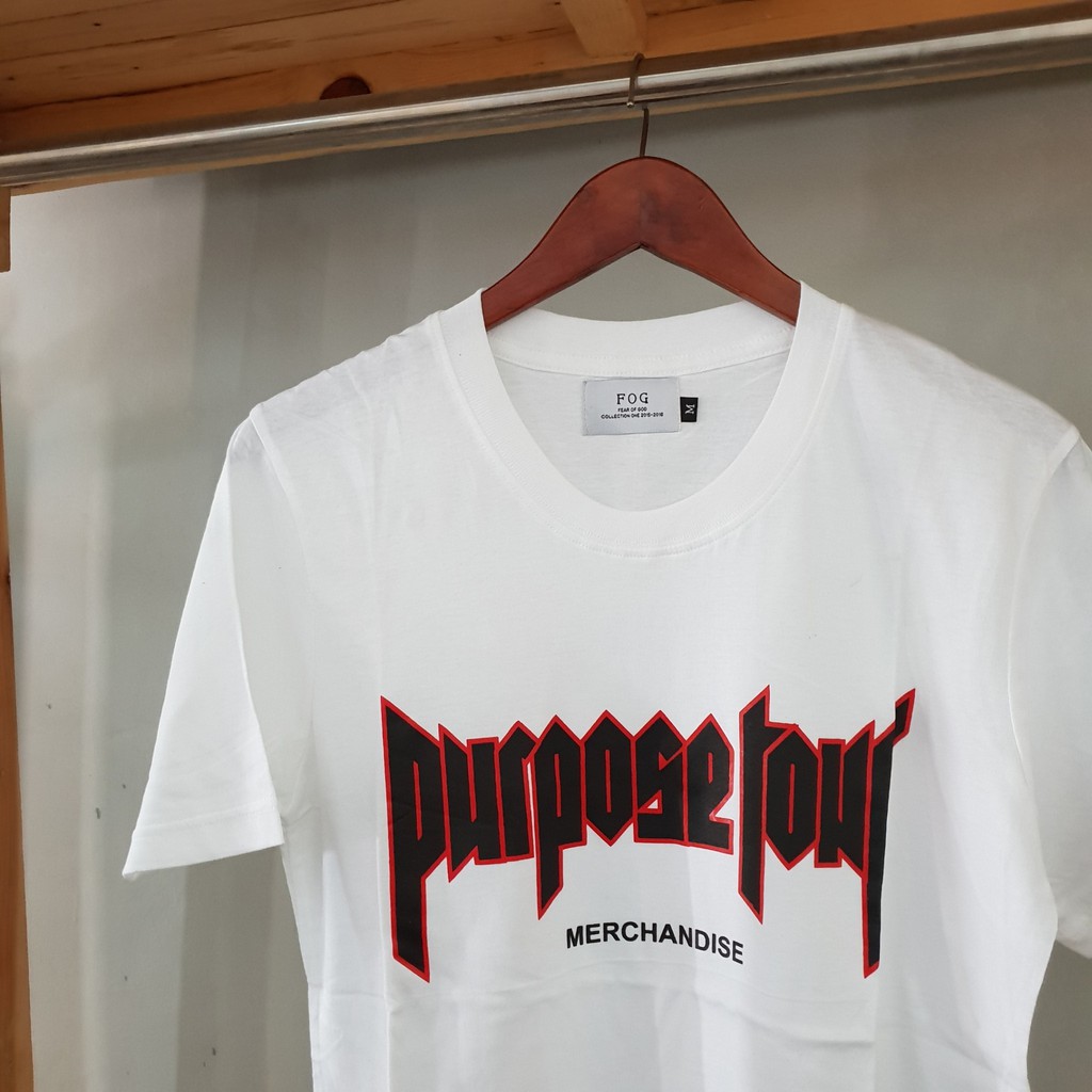 KAOS PURPOSE TOUR PUTIH PREMIUM