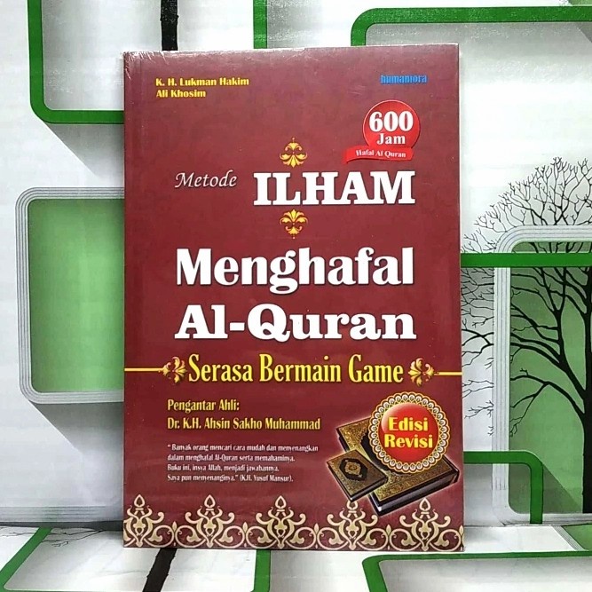 Buku Islami METODE ILHAM MENGHAFAL AL QURAN KH. Lukman Hakim HUP ORIGINAL  BS-AGM