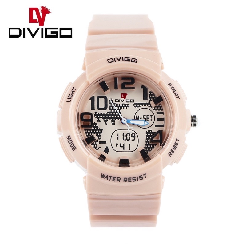 Jam Tangan Fashion Pria/Wanita Anti Air DIVIGO Warna D-10