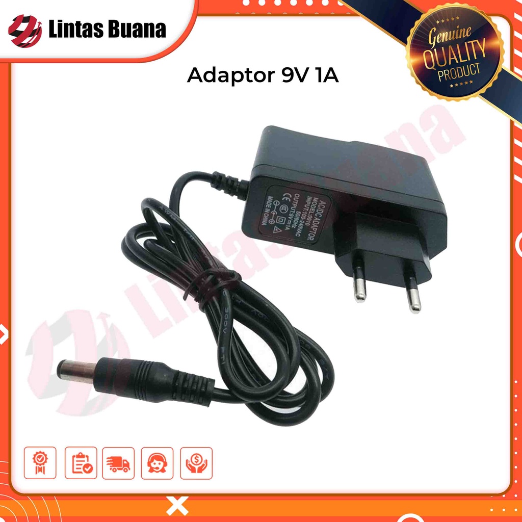 Adaptor 9V 1A