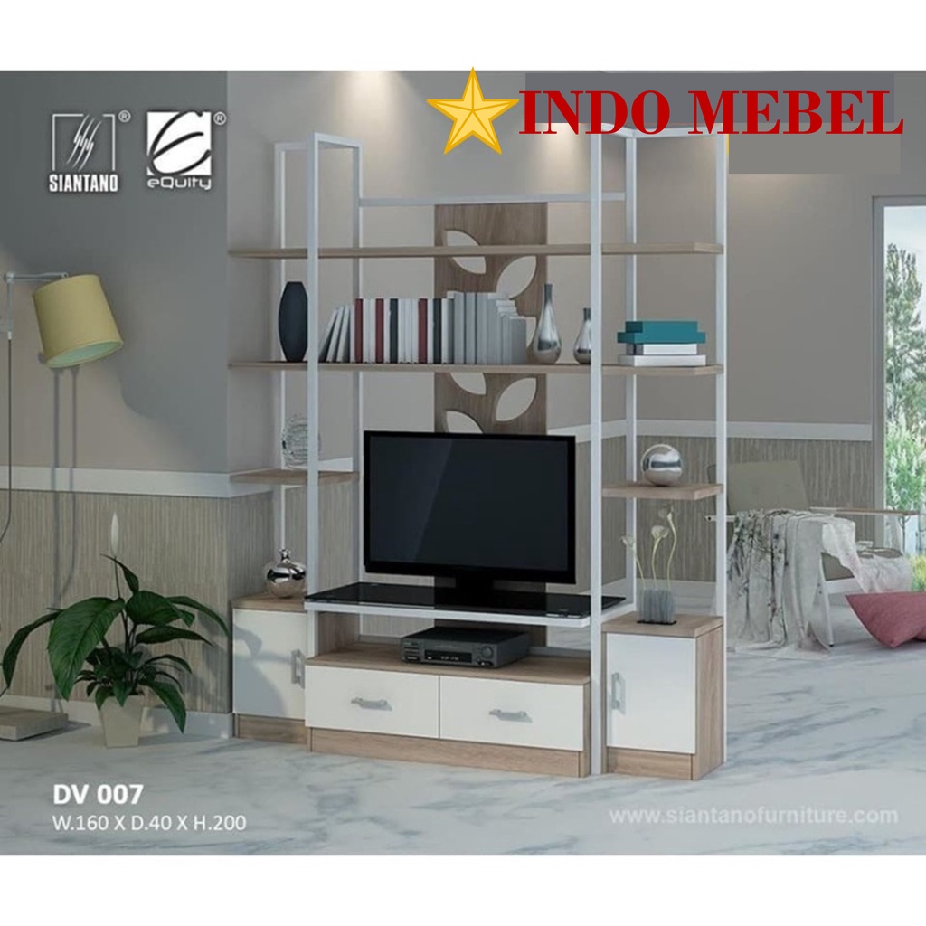 Divider 007 Rak Buffet tv Pemabatas Ruangan Siantano READY MAKASSAR PROMO