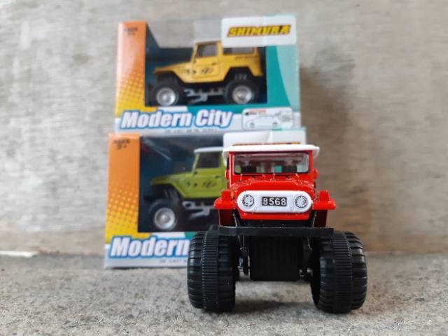 Diecast Mobil Jeep Offroad - Miniatur Car Off Road Antik Koleksi Unik