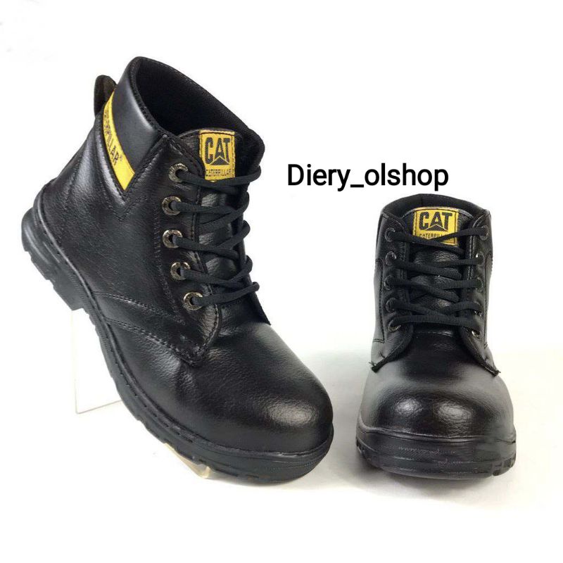 sepatu pria safety boots ujung besi sepatu safety boots kerja proyek sepatu safety anti slip