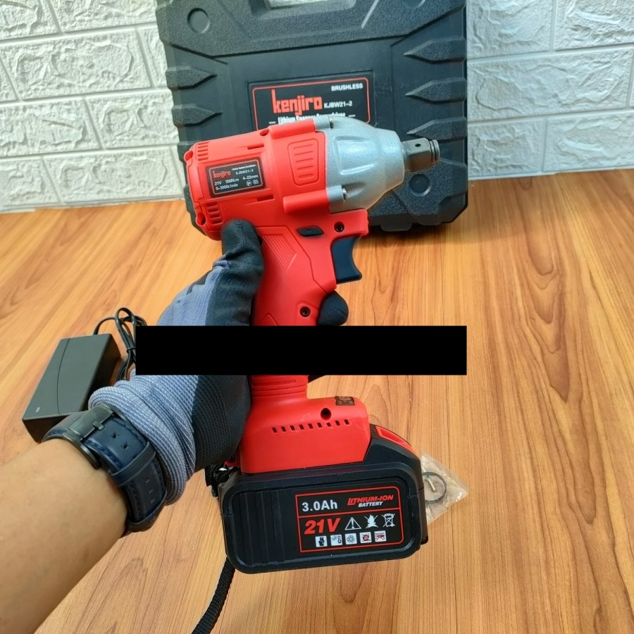 KENJIRO KJBW BRUSHLESS IMPACT WRENCH mesin pembuka baut