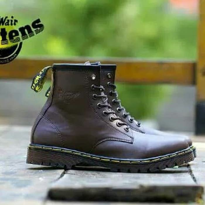 SEPATU DR MARTENS BOOTS HIGH BOOTS KERJA KASUAL PRIA KULIT