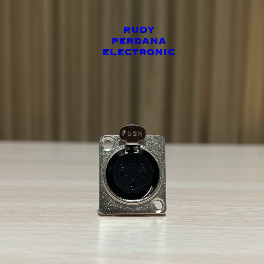 SOCKET SOKET CANON XLR BODI BODY SASIS KOTAK METAL SOUNDMAX SM-3FDV
