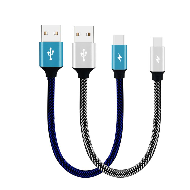 VIVI   30cm 3A Fast Charger Cable Type C Braided Power Bank Cable For S9 S8 Mate 20/10/9 P20/P10/P9 Smart Phones Tablet PCs