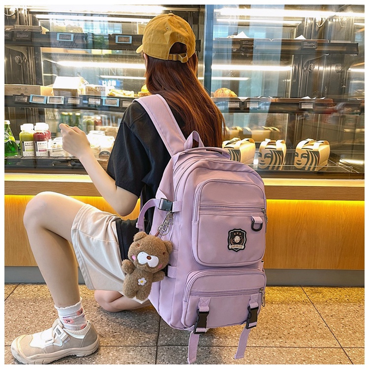 WYK90 Tas Ransel Wanita Pria Sekolah Kuliah Long Oldiest Backpack Impor TKM