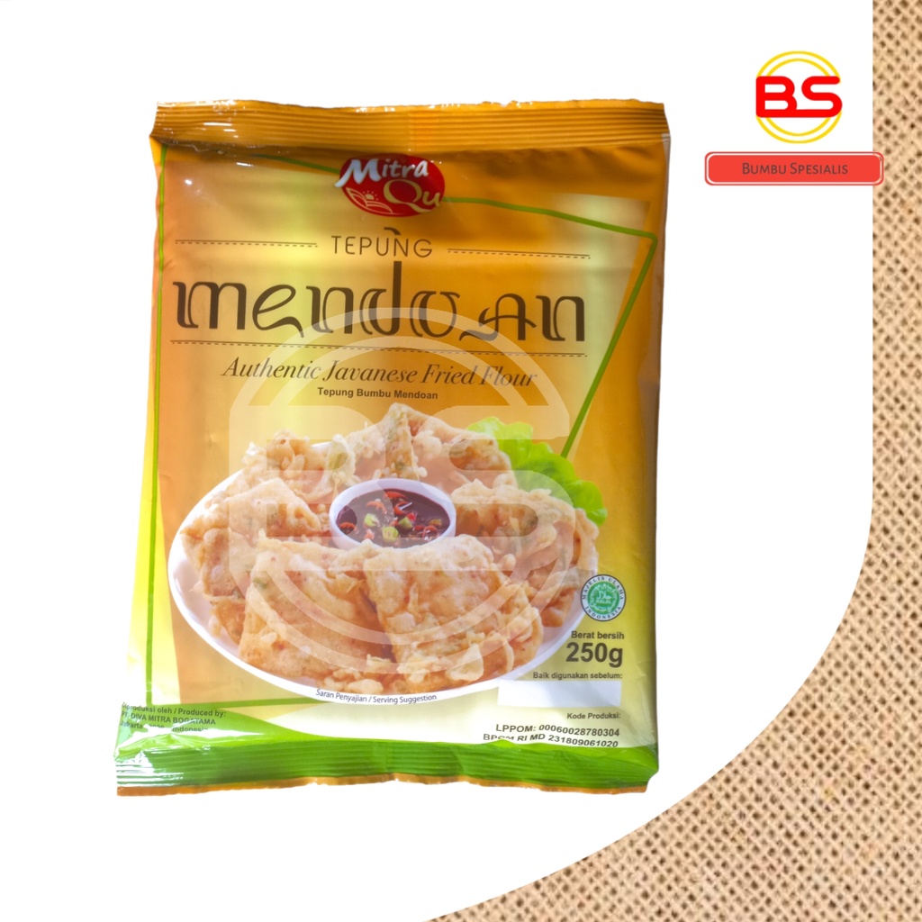 Mitra Qu Tepung Bumbu Mendoan 250 gr - HALAL