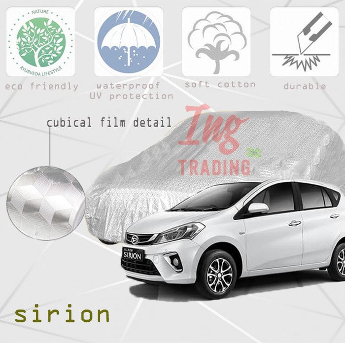 Cover Sarung Mobil SIRION Waterproof 3 Layer Protection